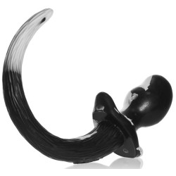 Oxballs Plug Queue Puppy Tail Mastiff 12 x 7cm Noir-Blanc